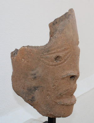 Cabeza ritual Nok en terracota