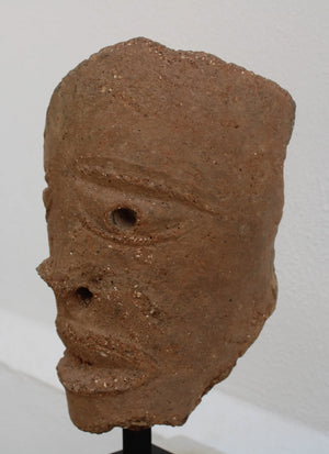 Cabeza ritual Nok en terracota