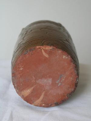 Jarra de vino de cerámica vidriada, Dinastía Qing