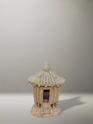 Maqueta de Granero de Cerámica Qingbai