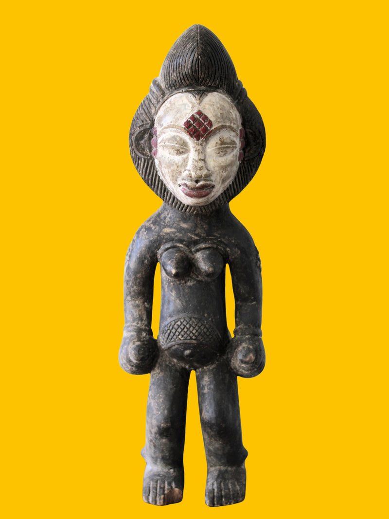 Escultura Punu de Ancestro Femenino