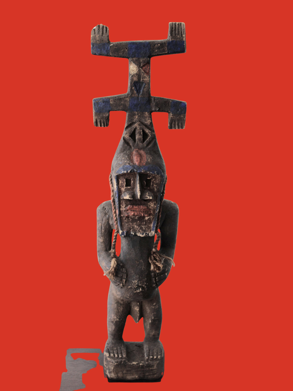 Figura Dogón con Máscara Kanaga